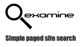 Paged site search for Umbraco using Examine